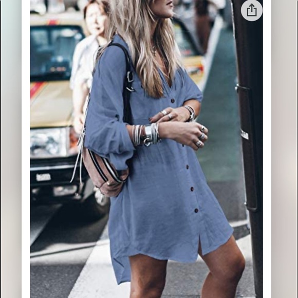 Women's Long Sleeve Button Up Shirt Beach Dress from Small to Over Size ( BNIP ) - Picture 1 of 5